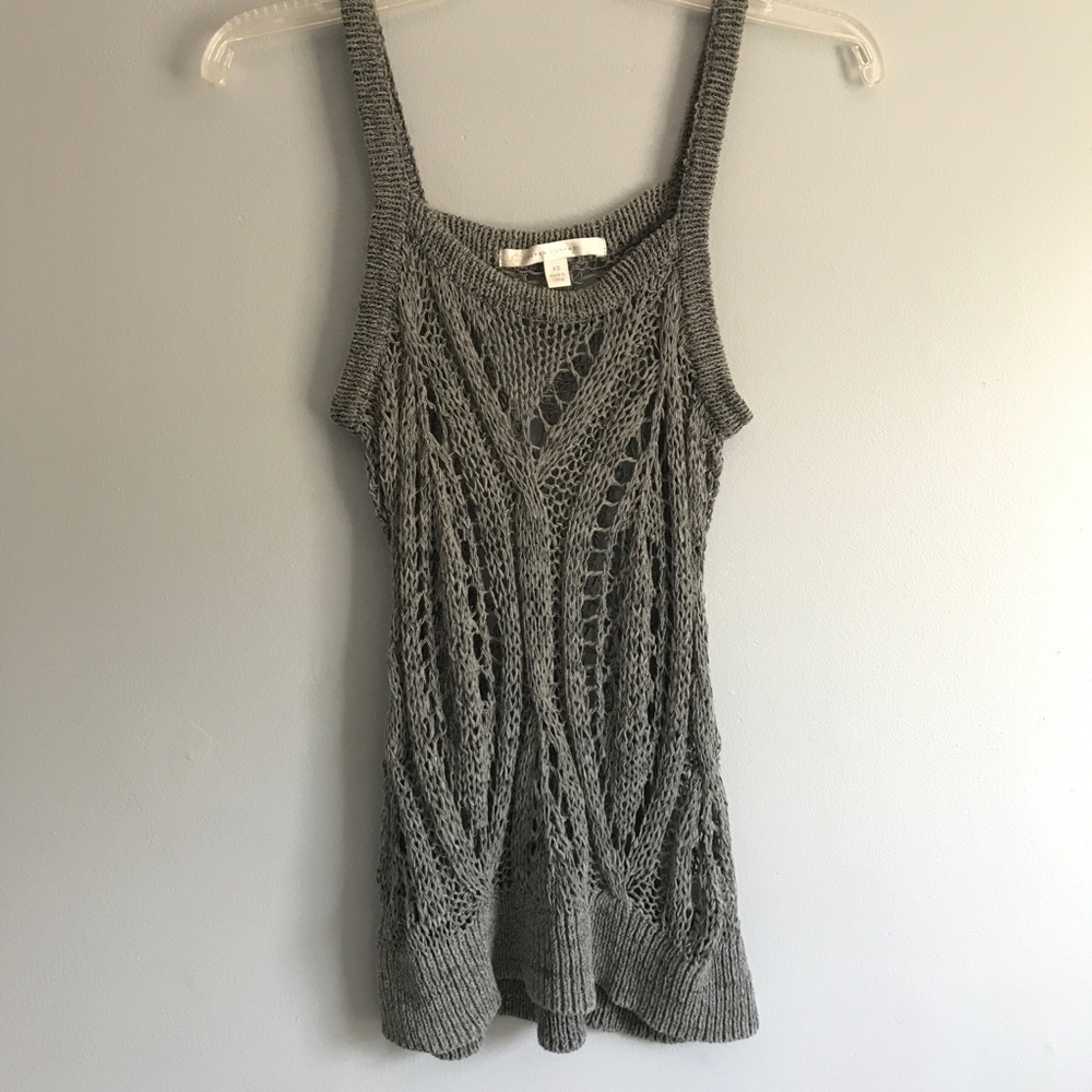 Grey Knit Tank XS